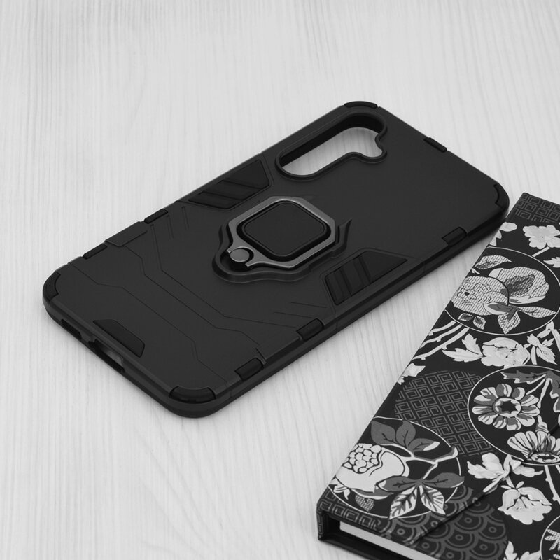 Husa Samsung Galaxy S23 FE Techsuit Silicone Shield, negru