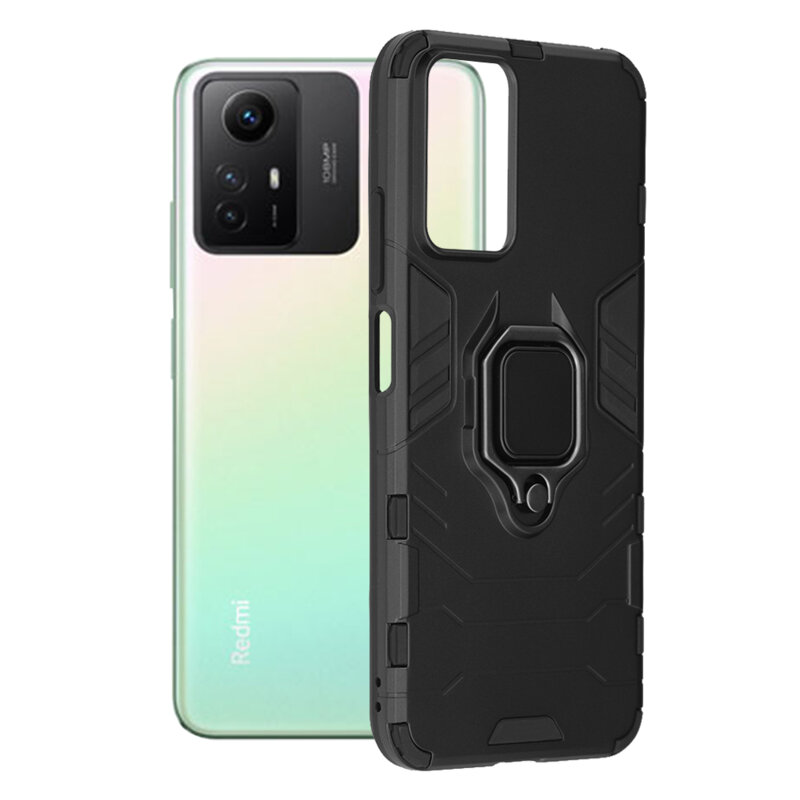 Husa Xiaomi Redmi Note 12S Techsuit Silicone Shield, negru