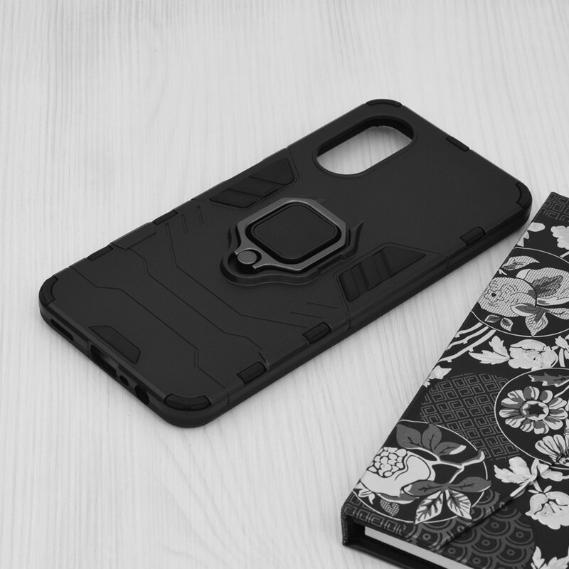 Husa Oppo A17 Techsuit Silicone Shield, negru