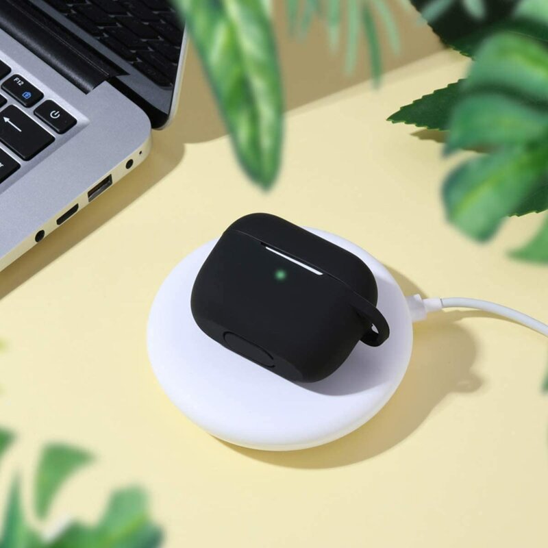 Husa Apple AirPods Pro 2 Techsuit Silicone Case, negru