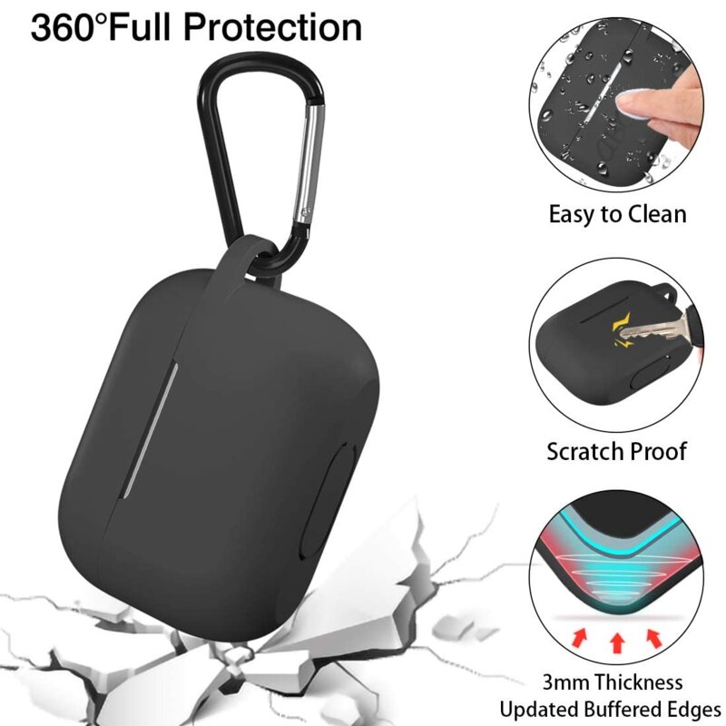Husa Apple AirPods Pro 2 Techsuit Silicone Case, negru