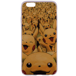 Husa Apple iPhone 6, 6s Plastic cu Model Pokemon Pikachu Army