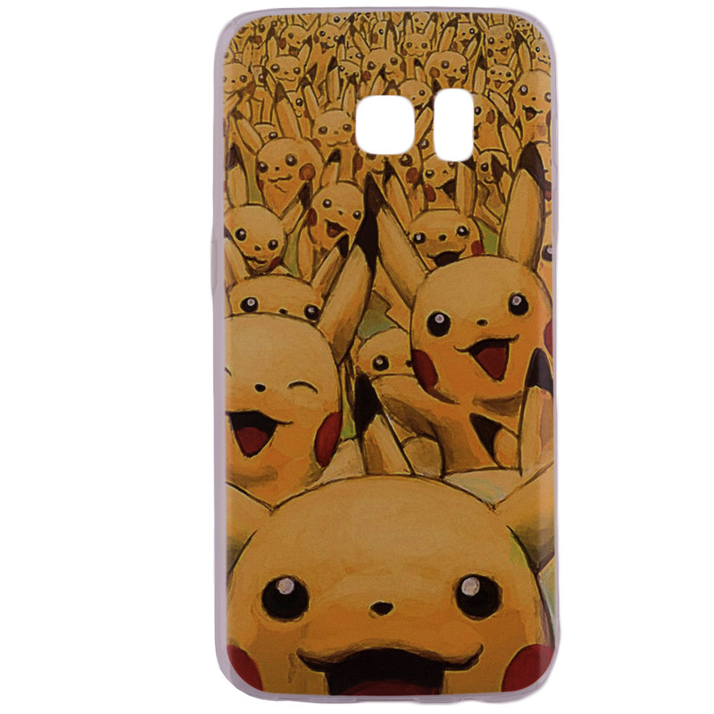 Husa Samsung Galaxy S7 G930 Plastic cu Model Pokemon Pikachu Army