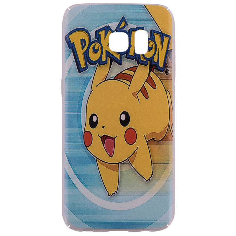 Husa Samsung Galaxy S7 G930 Plastic cu Model Pokemon Cute Pikachu