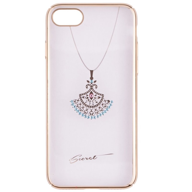 Husa iPhone 8 iSecret Necklace - Turquoise