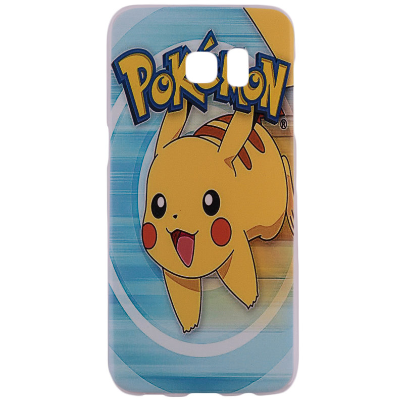 Husa Samsung Galaxy S7 Edge G935 Plastic cu Model Pokemon Cute Pikachu