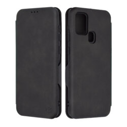 Husa 360° Samsung Galaxy A21s Techsuit Safe Wallet Plus, negru