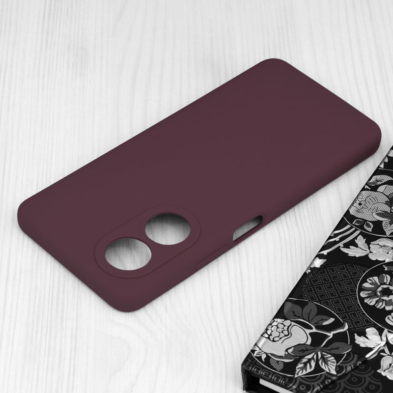 Husa Oppo A58 4G Techsuit Soft Edge Silicone, violet