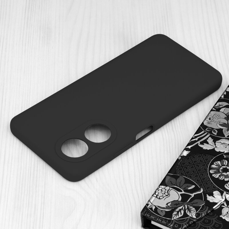 Husa Oppo A58 4G Techsuit Soft Edge Silicone, negru