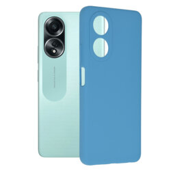 Husa Oppo A58 4G Techsuit Soft Edge Silicone, albastru