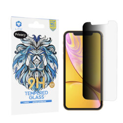 Folie sticla iPhone XR Lito 9H Tempered Glass, privacy