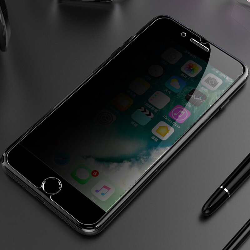 Folie sticla iPhone XR Lito 9H Tempered Glass, privacy