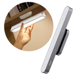 Lampa birou LED pentru citit cu suport magnetic Baseus DGXC-02, gri