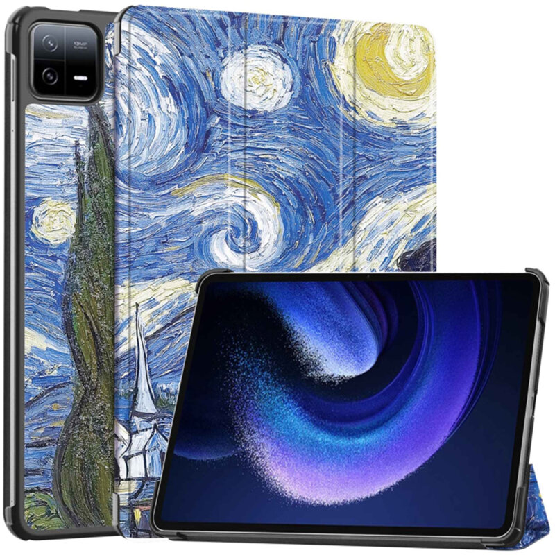 Husa Xiaomi Pad 6 Techsuit FoldPro, Starry Night
