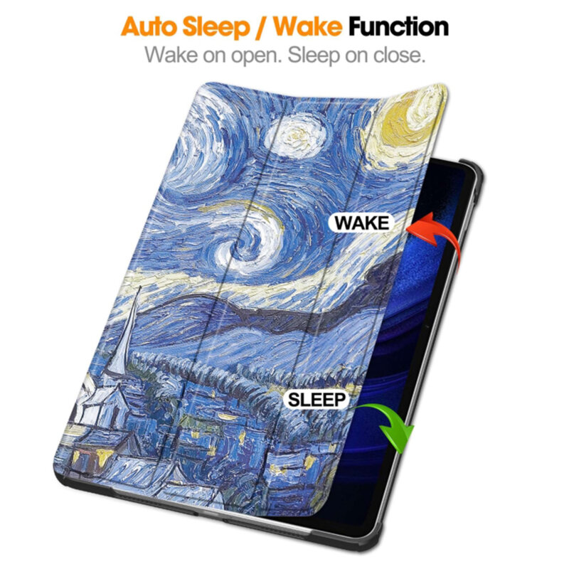 Husa Xiaomi Pad 6 Pro Techsuit FoldPro, Starry Night