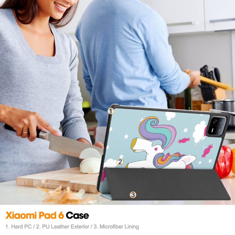 Husa Xiaomi Pad 6 Pro Techsuit FoldPro, Unicorn