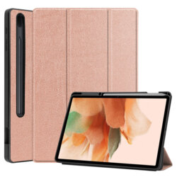 Husa Samsung Galaxy Tab S7 Plus 12.4 T970/T976 Techsuit FoldPro, roz