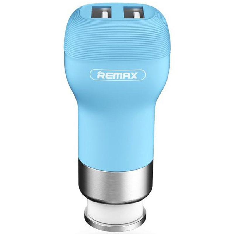 Incarcator Auto Remax Flinc RCC-207 2XUSB 2.4A - Albastru