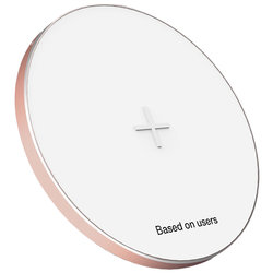 Incarcator Wireless Baseus Flare Series - Wood Pink