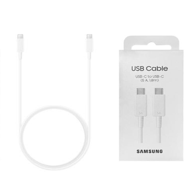 Cablu Fast Charging Samsung tip C 100W, 1.8m, EP-DX510JWEGEU