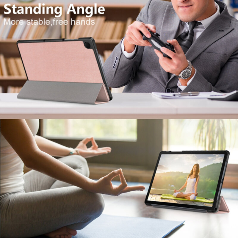 Husa Samsung Galaxy Tab A9 Plus Techsuit FoldPro, roz