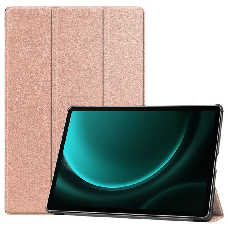 Husa Samsung Galaxy Tab S9 FE Plus Techsuit FoldPro, roz