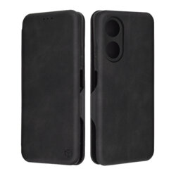 Husa 360° Oppo A58 4G Techsuit Safe Wallet Plus, negru