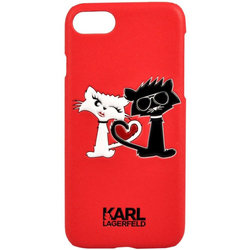 Bumper iPhone 8 Karl Lagerfeld - Rosu KLHCP7CL1RE