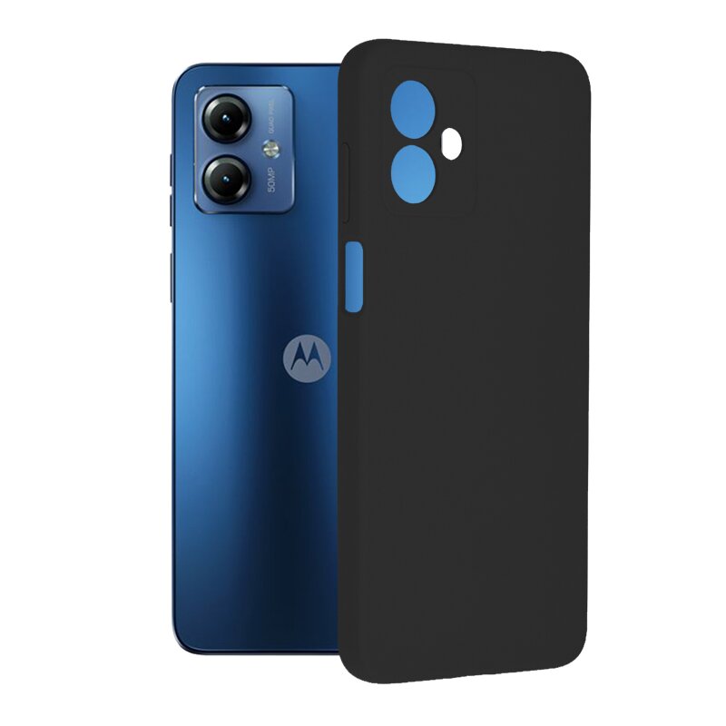 Husa Motorola Moto G14 Techsuit Soft Edge Silicone, negru