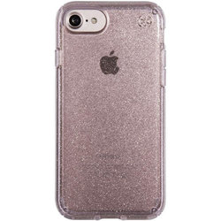 Husa Apple iPhone 8 Speck Presidio Clear Glitter - Pink