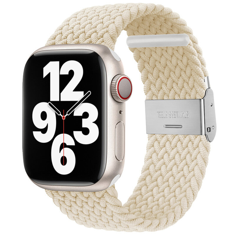 Curea Apple Watch 7 41mm Techsuit, alb, W032