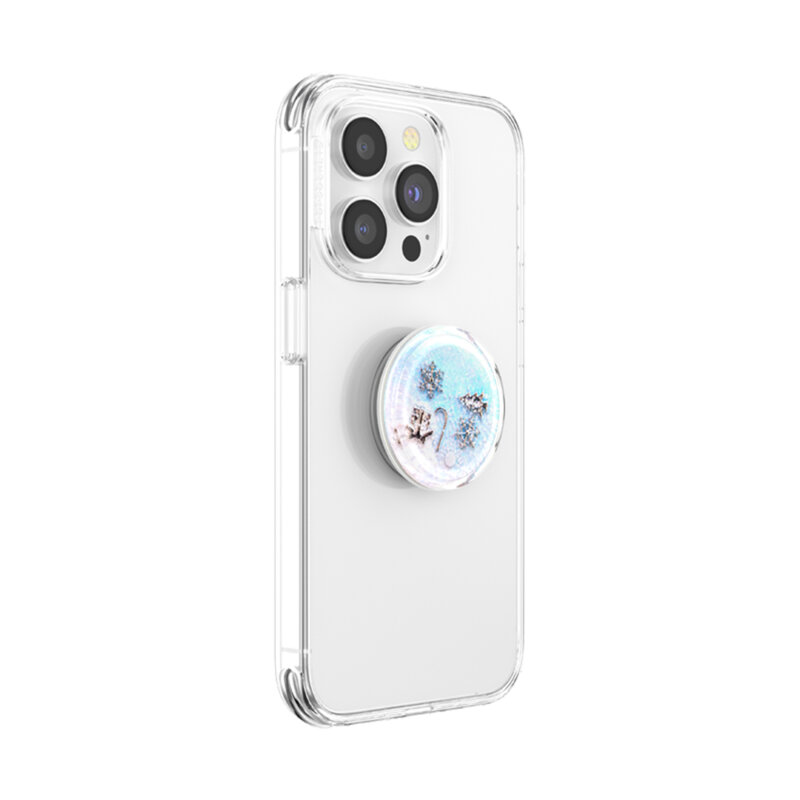 Popsockets original, suport cu functii multiple, Tidepool Snowed