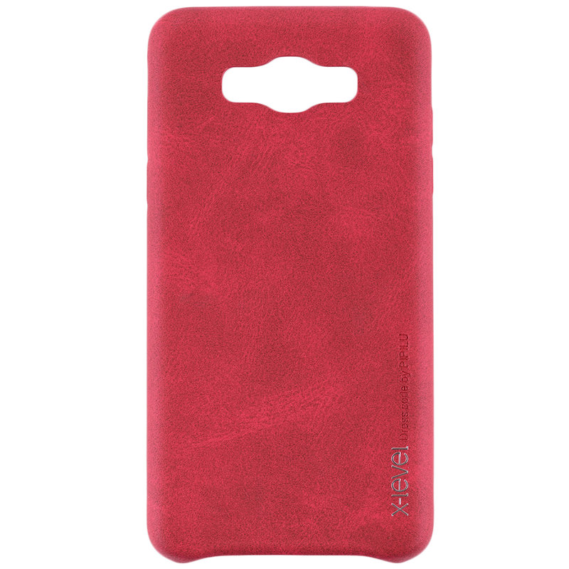 Husa Samsung Galaxy J7 2016 J710 X-Level Vintage Classic Leather - Red