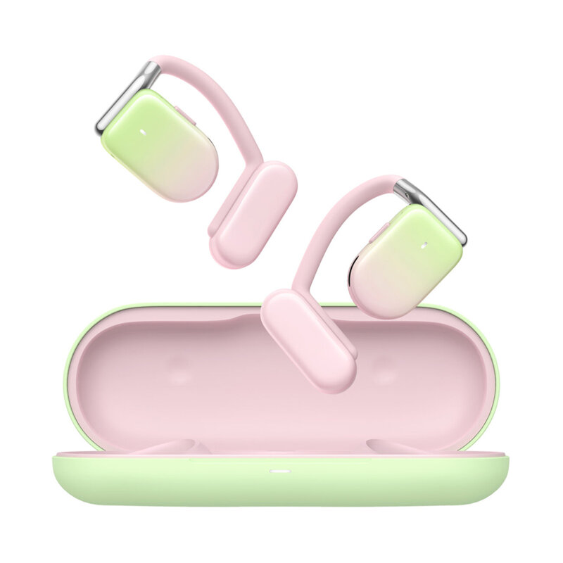 Casti TWS open-ear cu microfon JoyRoom, pink, JR-OE2