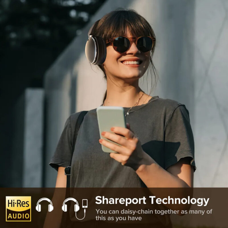 Casti over-ear wireless JoyRoom, 300mAh, negru, JR-HL2