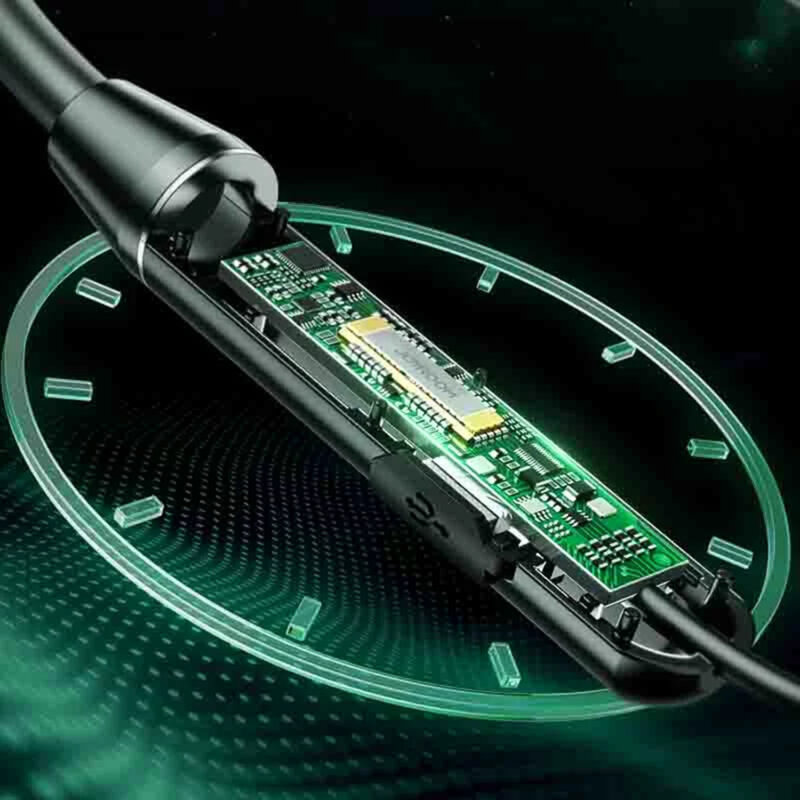 Casti sport wireless cu microfon JoyRoom, negru, JR-D6