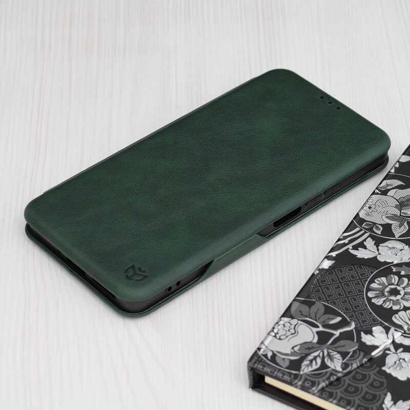 Husa 360° Xiaomi Redmi Note 13 5G Techsuit Safe Wallet Plus, verde