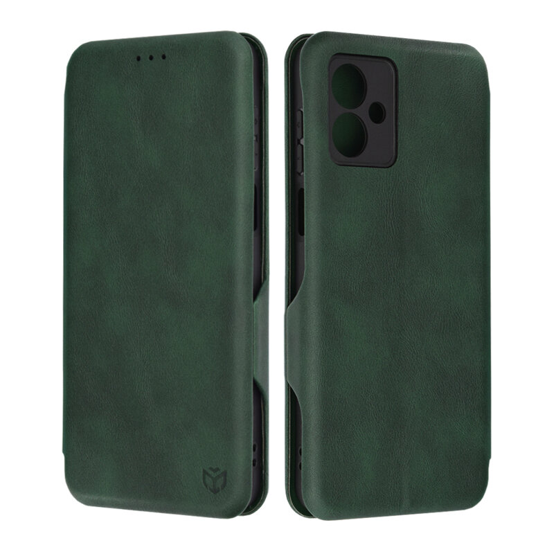 Husa 360° Motorola Moto G14 Techsuit Safe Wallet Plus, verde
