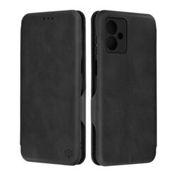 Husa 360° Motorola Moto G14 Techsuit Safe Wallet Plus, negru