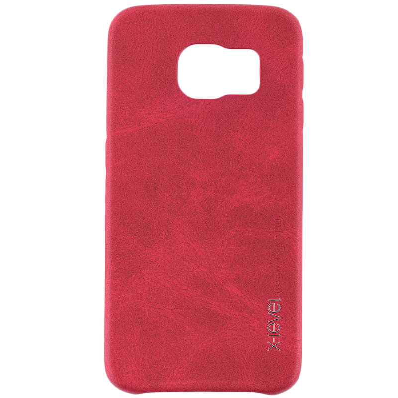 Husa Samsung Galaxy S6 Edge G925 X-Level Vintage Classic Leather - Red