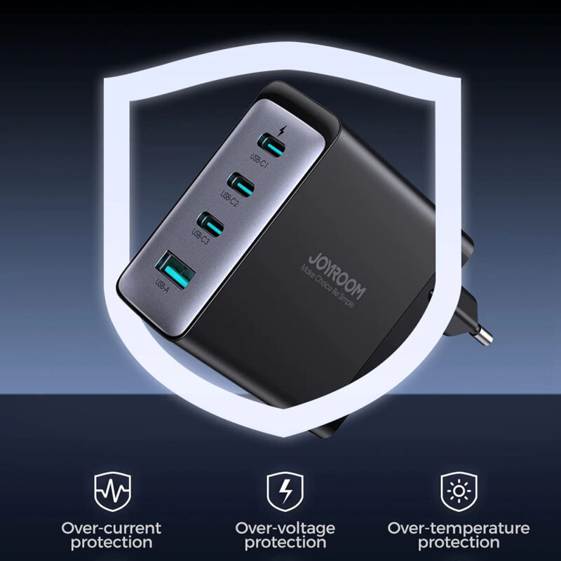 Incarcator GaN USB Type-C Super Fast Charge JoyRoom, 100W, JR-TCG04