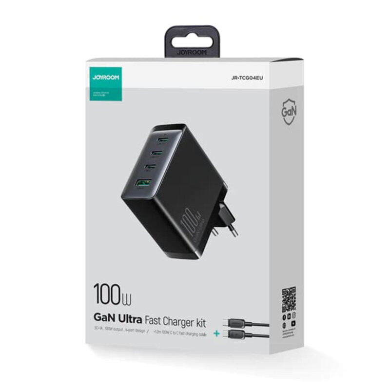 Incarcator GaN USB Type-C Super Fast Charge JoyRoom, 100W, JR-TCG04