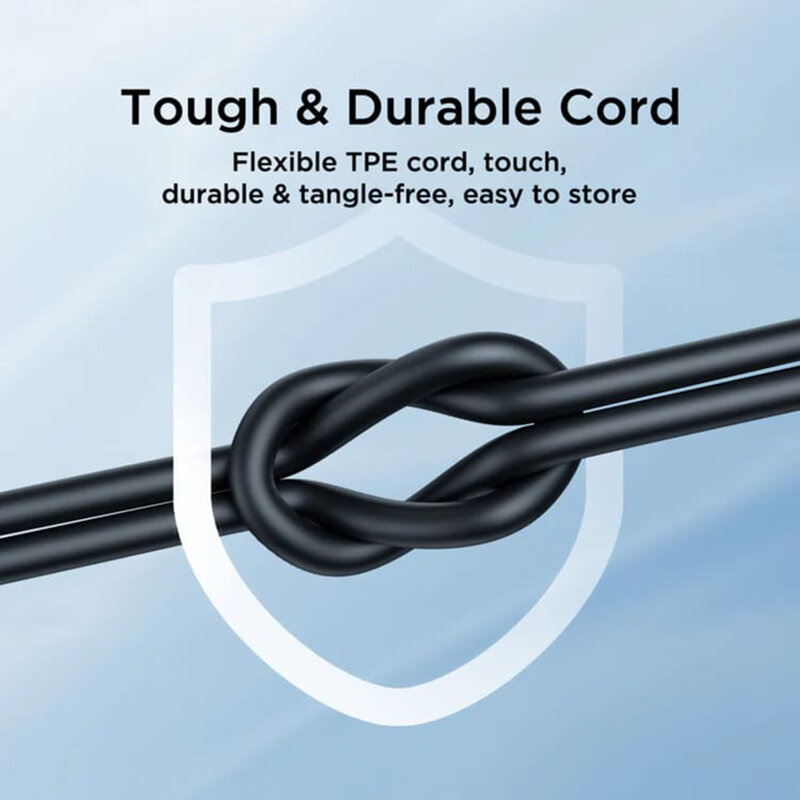 Casti in-ear cu fir USB-C si microfon JoyRoom, argintiu, JR-EC06
