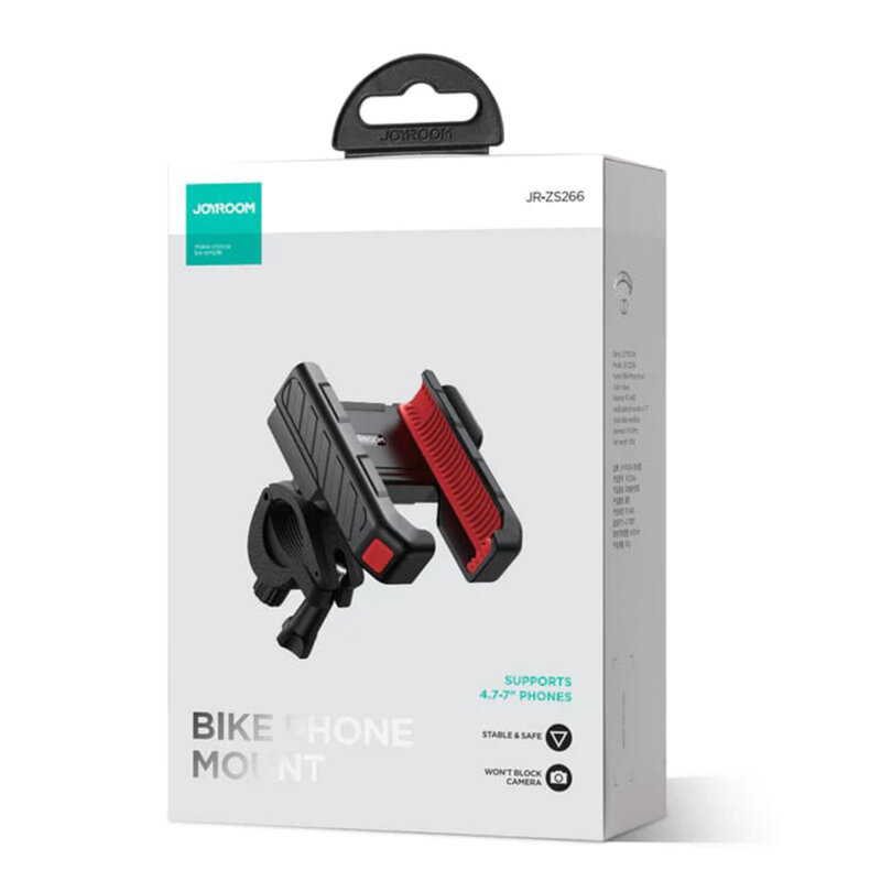 Suport de telefon pentru bicicleta JoyRoom, negru, JR-ZS266
