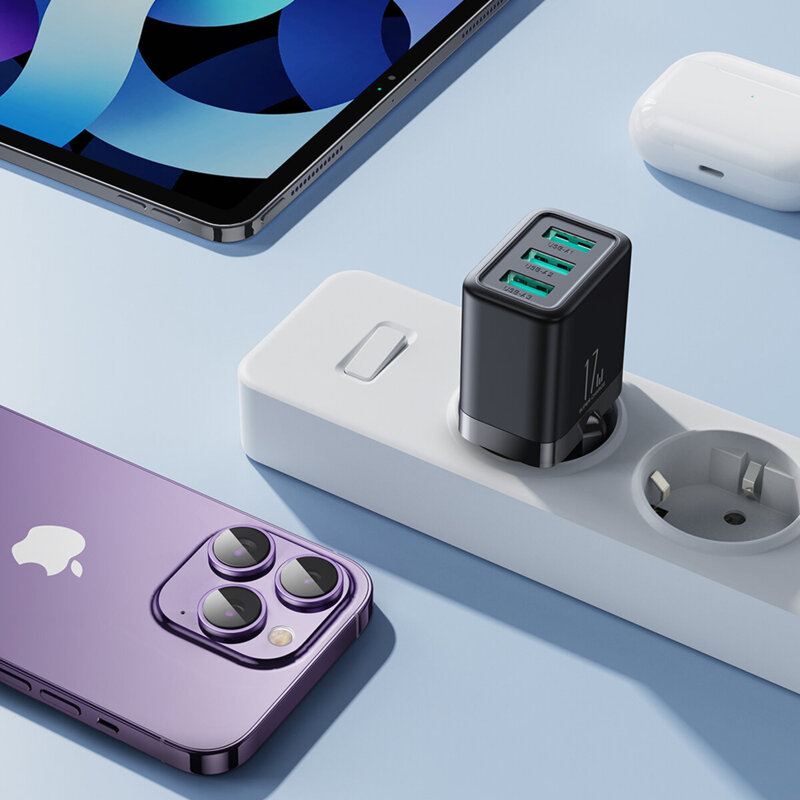 Incarcator telefon universal USB JoyRoom, 3.4A, 17W, JR-TCN02