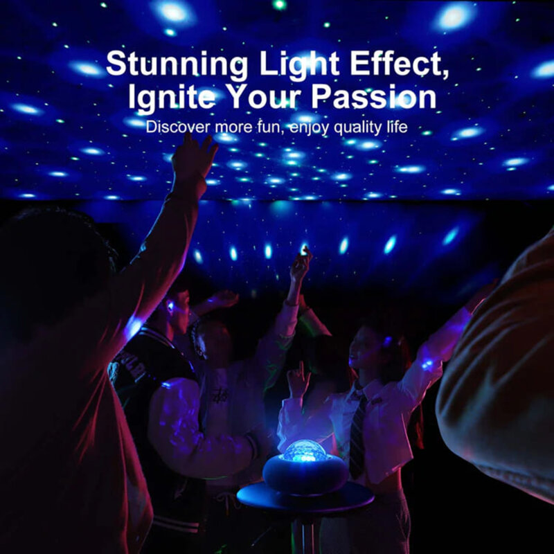 Boxa wireless portabila JoyRoom, lumini RGB, 4400mAh, JR-MS02