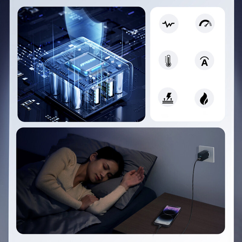 Incarcator priza USB Quick Charge JoyRoom, 2.4A, negru, JR-TCN01