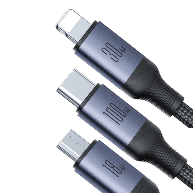 Cablu USB, Type-C la tip C, iPhone, Micro-USB JoyRoom, SA21-2T3