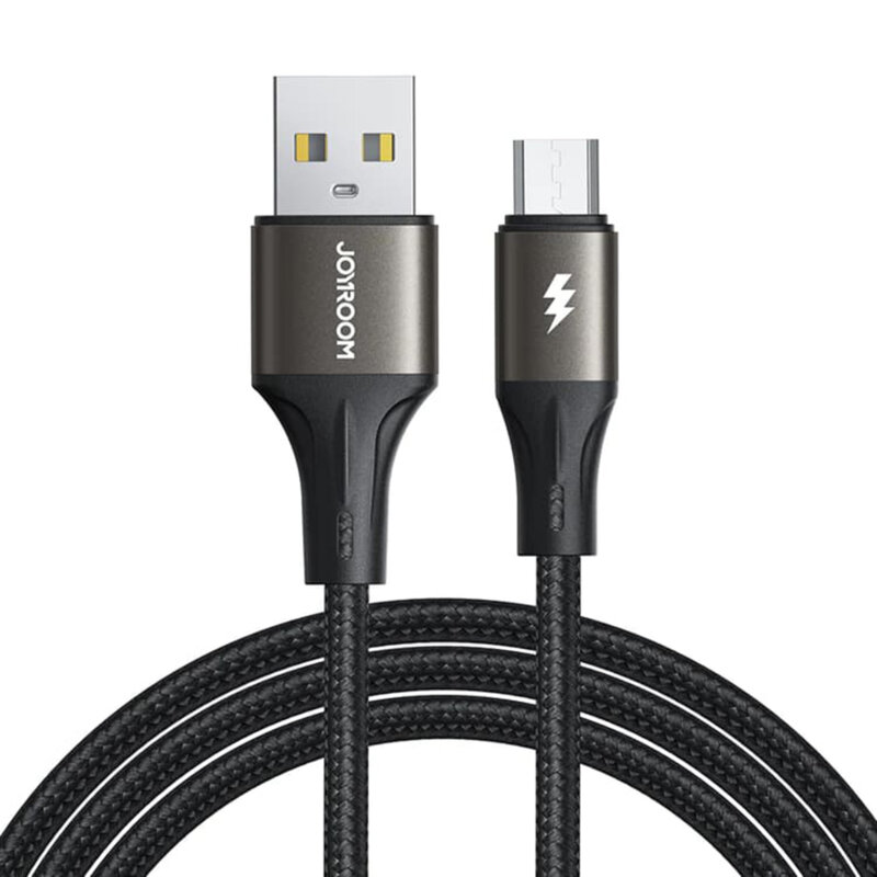 Cablu date Micro-USB Fast Charge JoyRoom, 3A, 1.2m, negru, SA25-AM3