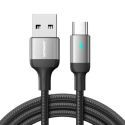 Cablu date Micro-USB JoyRoom, 2.4A, 1.2m, negru, S-UM018A10